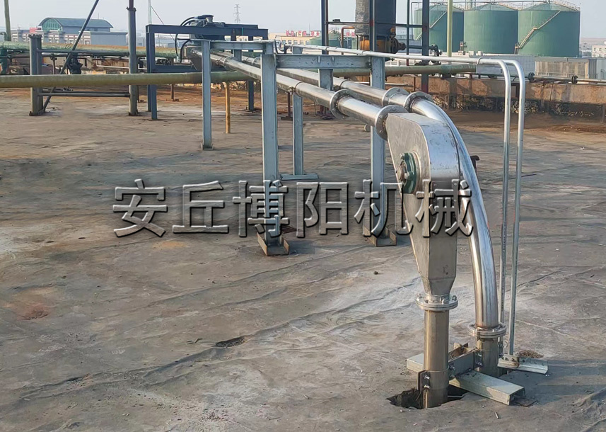 氯化鈣管鏈式輸送機 管鏈粉體輸送機如何布置？